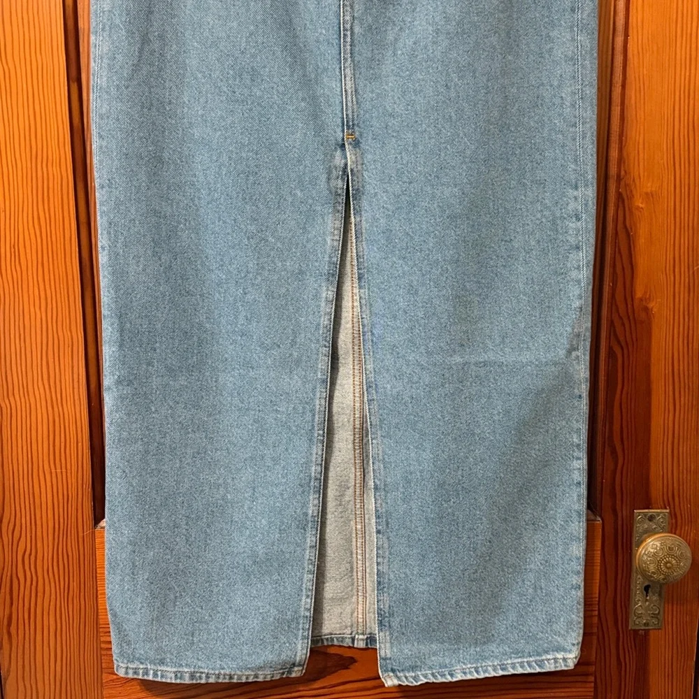 New Derek Lam 10 Crosby Denim Maxi Skirt - Sutton Vintage - Cotton NWT